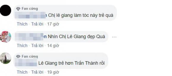 Lê Giang, Trấn Thành, sao Việt