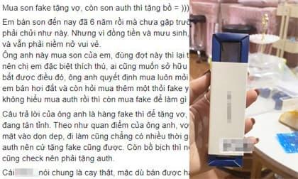 mua son fake tặng bạn gái, triệt phá đường dây hàng giả khi cay cú vì mua phải son fake cho bạn gái, son fake