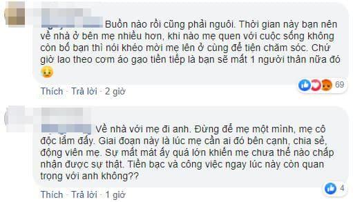bố mất, mẹ già, giới trẻ 