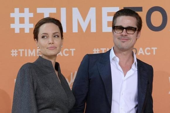 angelina jolie, brad pitt, ly hôn, sao hollywood