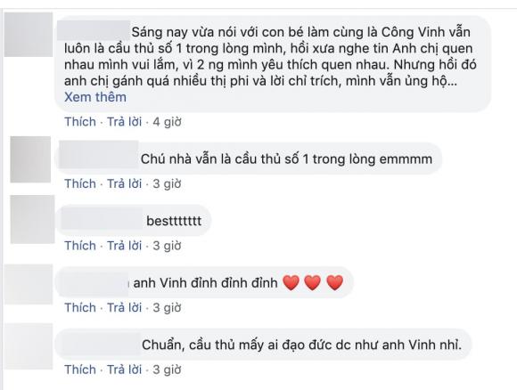 Công Vinh, Quang Hải, sao Việt