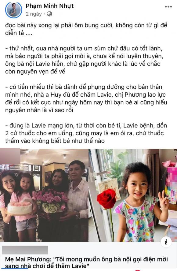 ca sĩ Phùng Ngọc Huy, diễn viên Mai Phương, sao Việt