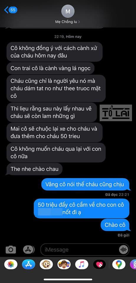 bạn gái, mẹ bạn trai, mẹ bênh con