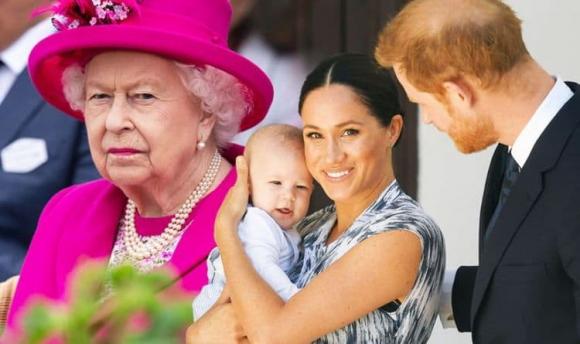 meghan markle, hoàng tử harry, nữ hoàng, hoàng gia anh