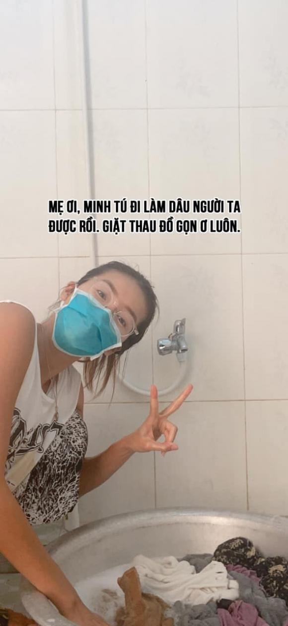 Minh Tú, sao Việt, cách ly