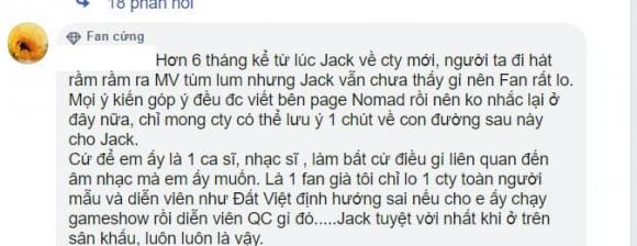Jack, fan Jack, sao Việt