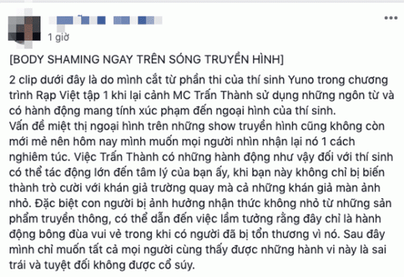 MC Trấn Thành, rap Việt, sao Việt