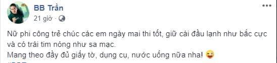 THPT Quốc gia 2020, kỳ thi THPT Quốc gia 2020, sao việt chúc sĩ tử