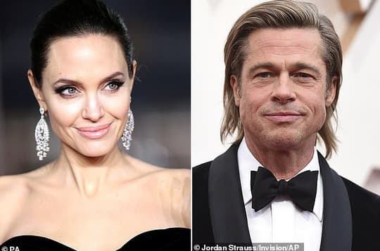 angelina jolie, brad pitt, ly hôn, sao hollywood