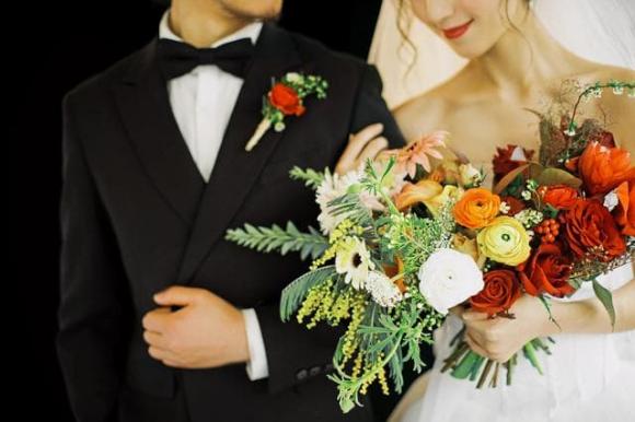 bó hoa cô dâu, hoa cưới, kiêng kị khi cưới
