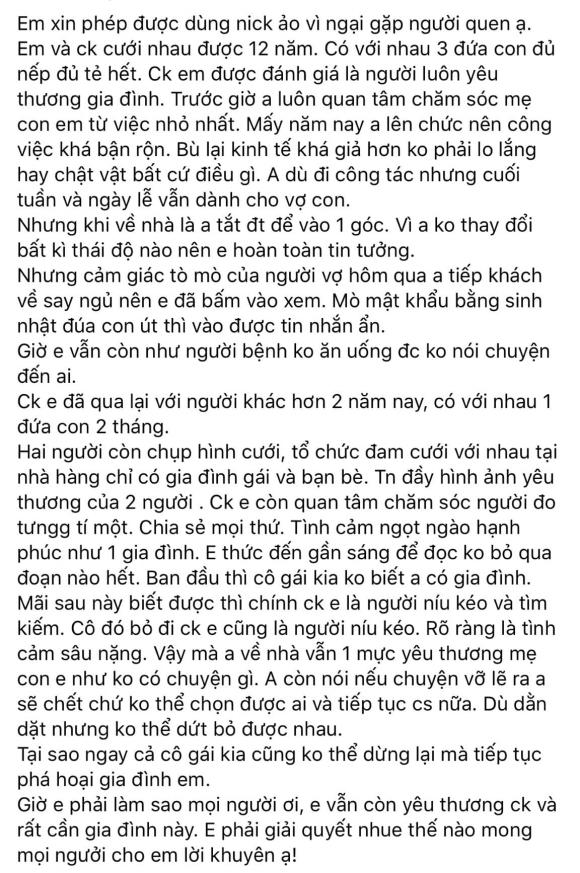 chồng ngoại tình 0 chồng ngoại tình, cắm sừng, phản bội
