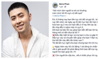 Akira Phan, ca sĩ Akira Phan, scandal Akira Phan