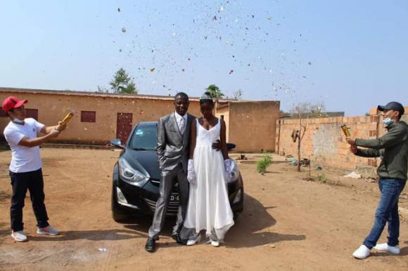 đám cưới, ăn hỏi, châu Phi, Angola, bê tráp