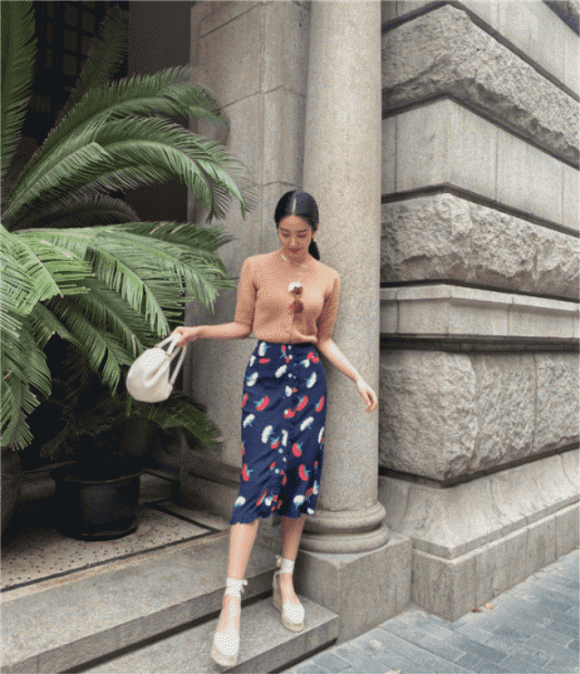 váy hoa, thời trang, cách chọn vay,