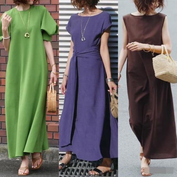 Làm sao để phụ nữ trung niên bụng to trông gầy khi mặc quần áo? Nhìn các blogger Nhật mặc thế này, nhẹ nhàng và che khuyết điểm