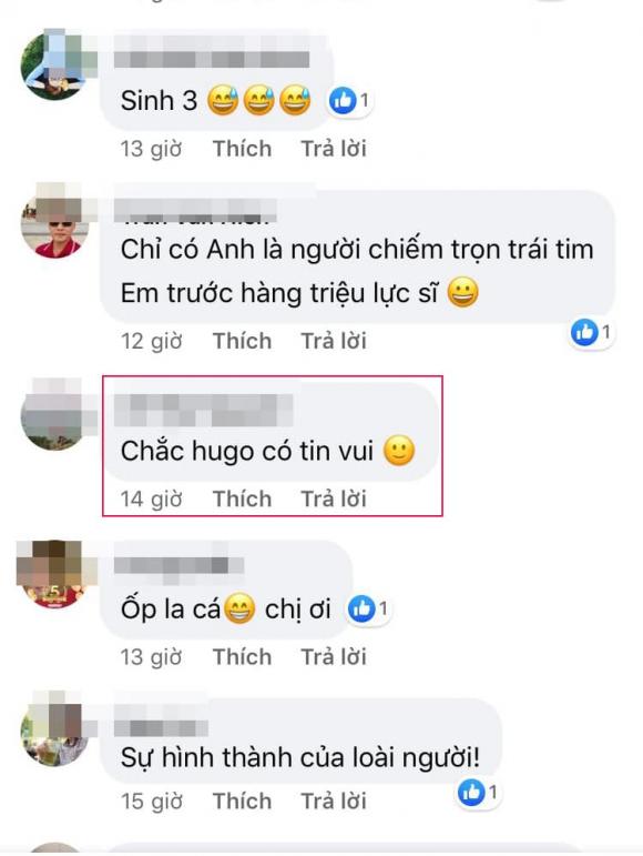 Vân Hugo, Vân Hugo mang bầu, sao việt 