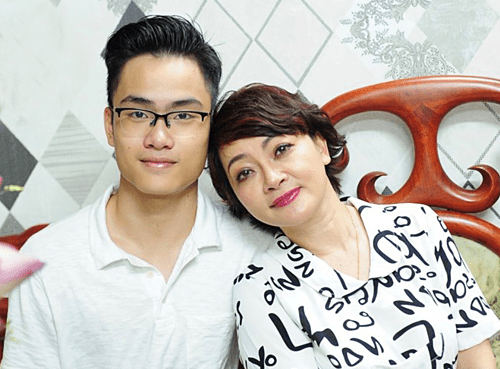 Nghệ sĩ hài trà my,con trai nghệ sĩ trà my,sao việt
