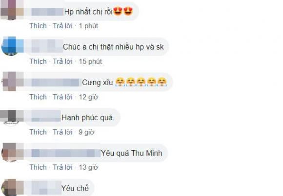 Ca sĩ Thu Minh phát 'cẩu lương'; dân tình xuýt xoa vì tình cảm vợ chồng mặn nồng