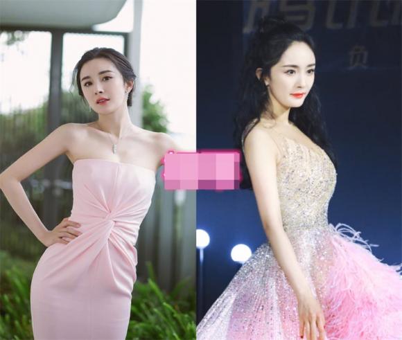 Loạt mỹ nhân Hoa ngữ 'chữa sến' cho váy hồng