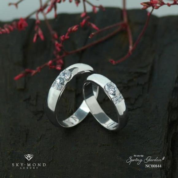 Nhẫn cưới Platin, Skymond Luxury, Nhẫn cưới đẹp