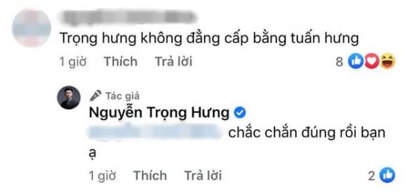 diễn viên Trọng Hưng, ca sĩ Tuấn Hưng, sao Việt