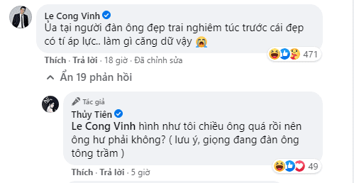 singer Thuy Tien, famous craftsman Vinh, Vietnamese star