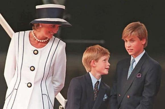 Hoàng tử William, Công nương Diana, Hoàng gia Anh