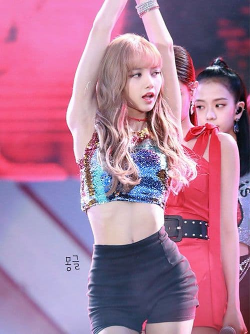 idol nu, vong eo dep, lisa, rosé, seulgi, naeun, binnie