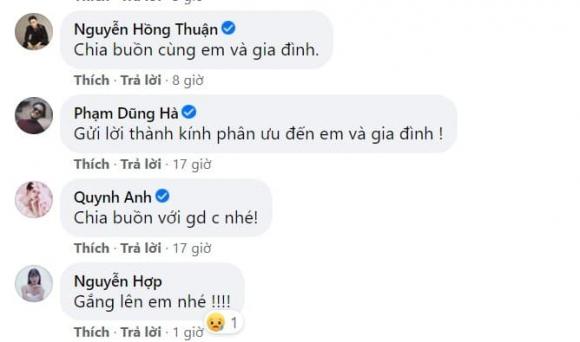 Cao Thiên Trang, ba Cao Thiên Trang qua đời, sao Việt