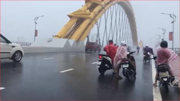 mưa lũ miền Trung, Đà Nẵng, cầu rồng, ô tô, xe máy
