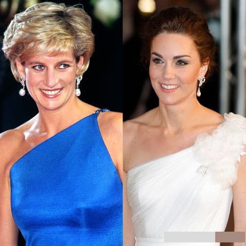 Diana, Kate Middleton, hoàng gia anh, trang sức