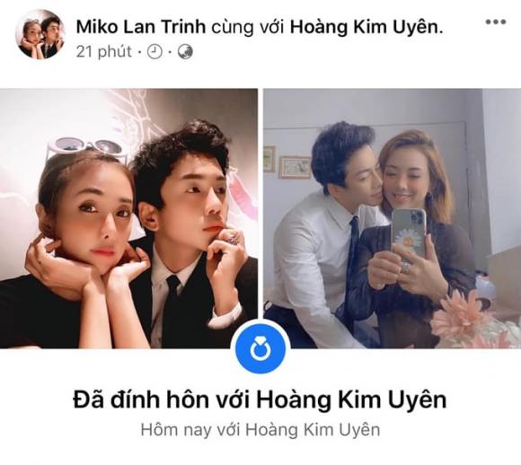 Miko Lan Trinh cập nhật trạng thái 'đã đính hôn', tính luôn chuyện ra mắt ba mẹ và kết hôn với bạn trai chuyển giới