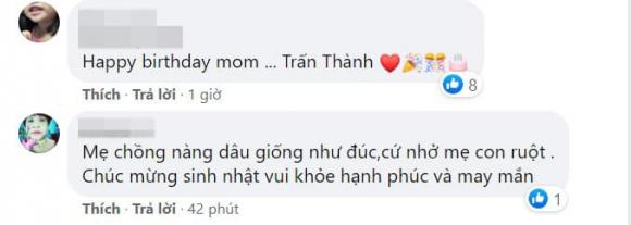 Trấn Thành, mẹ Trấn Thành, Hari Won, sao Việt