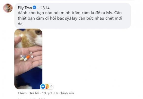 Elly Trần, sao Việt, Elly Trần trầm cảm