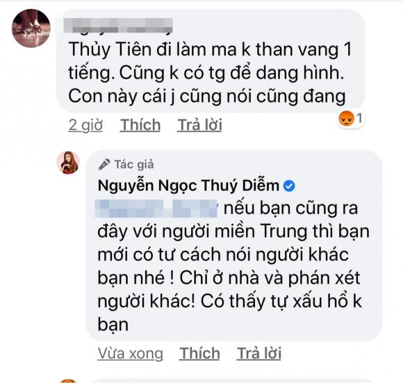 Thúy Diễm, Thủy Tiên, sao Việt