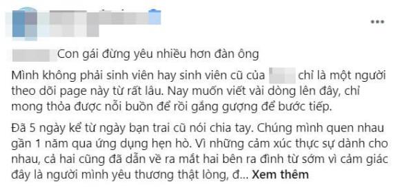 sống thử, làm dâu hờ, chia tay bạn trai 