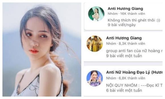 Hương Giang, sao Việt, anti-fan