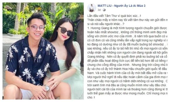 hoa hậu Hương Giang, doanh nhân Matt Liu, sao Việt