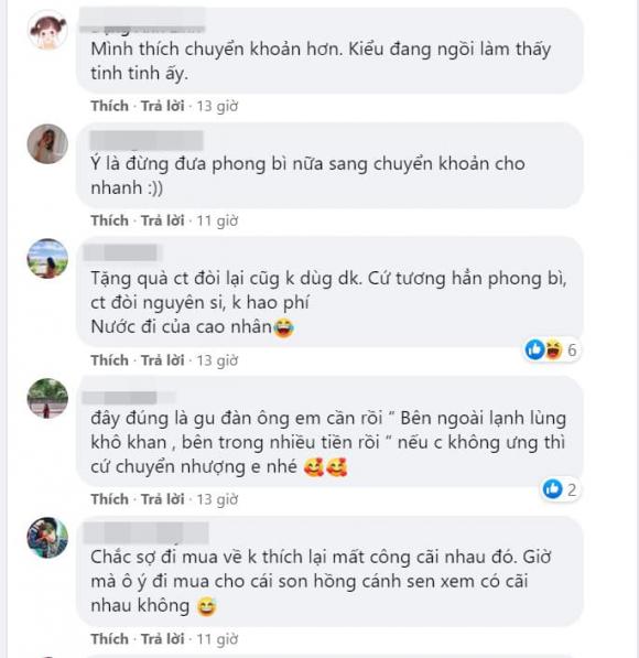 tằng quà cho người yêu, tặng phong bì cho người yêu, chuyện tình yêu