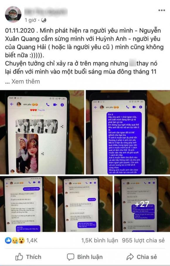 Huỳnh Anh, Huỳnh Anh động thái lạ, Huỳnh Anh nói xấu 