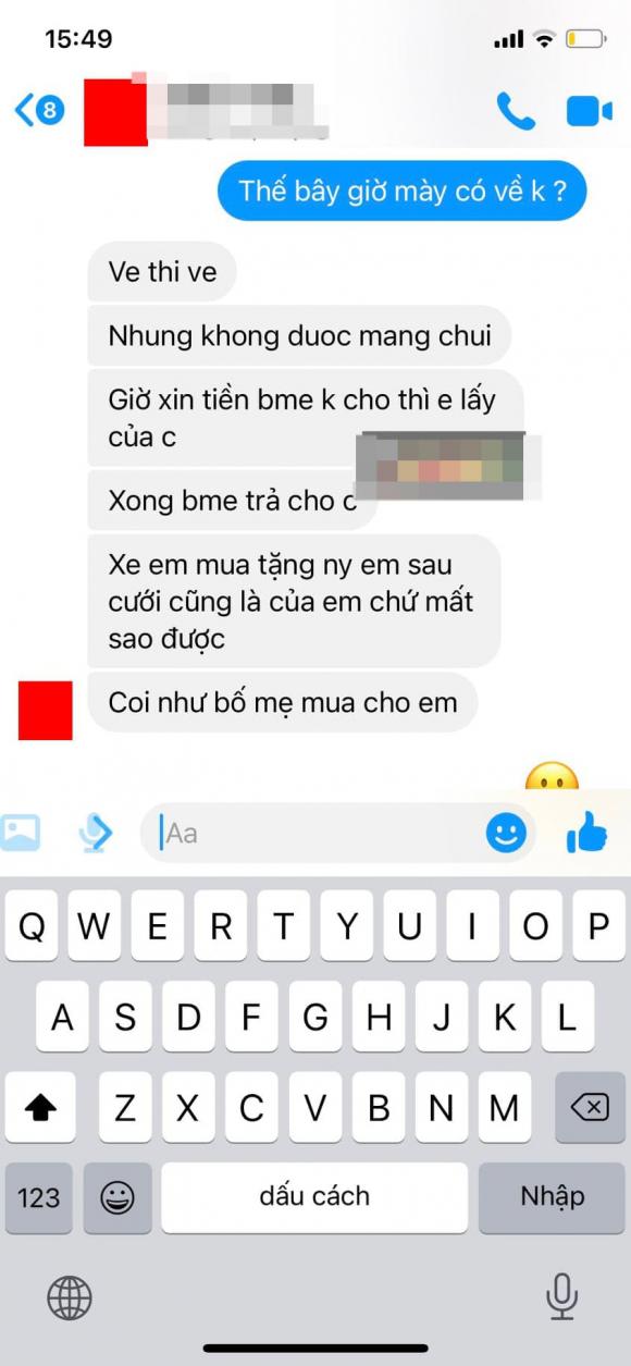 trộm tiền đám cưới chị gái, mua xe máy cho người yêu, lấy tiền chị tặng quà bạn gái