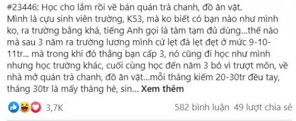 ra trường, thu nhập khi ra trường, trà chanh 