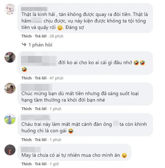đòi tiền qua, tán không đổ đòi qua, chia tay đòi quà