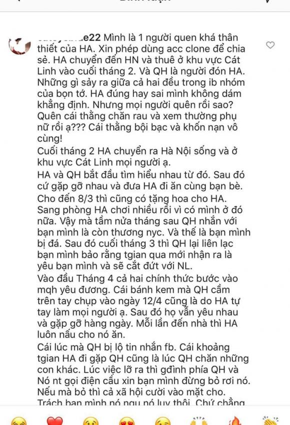 Huỳnh Anh, Quang Hải, bạn gái Quang Hải