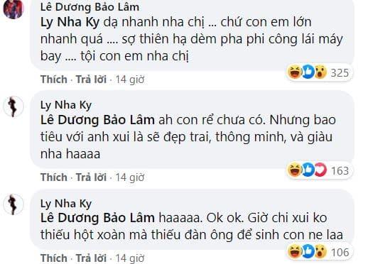 Lê Dương Bảo Lâm, Lý Nhã Kỳ, sao Việt