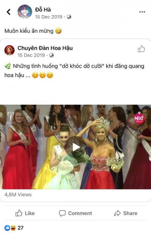 Đỗ Thị Hà, Hoa hậu Đỗ Thị Hà, Đỗ Thị Hà trên mạng xã hội 