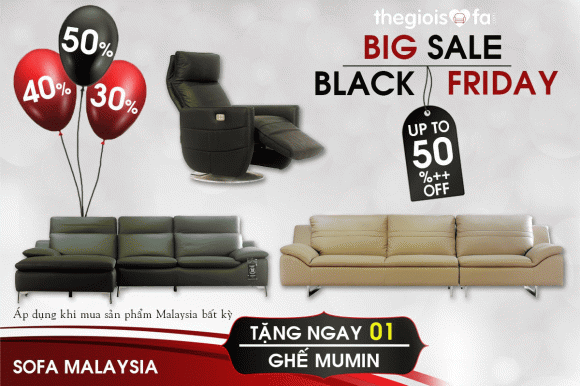 Black Friday, Thế giới sofa, sofa đẹp