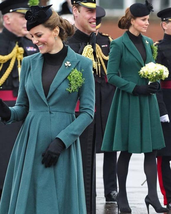 Công nương Kate mặc gì khi mang thai? Những bộ đồ cô ấy mặc xứng danh hình mẫu của Hoàng gia Anh