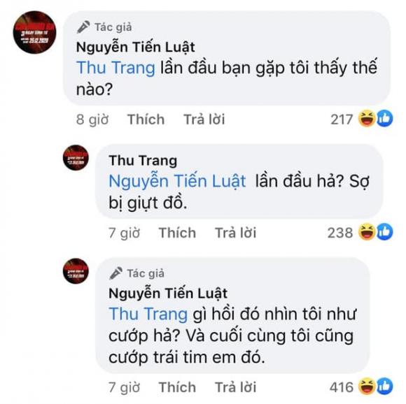 diễn viên Thu Trang, diễn viên Tiến Luật, sao Việt