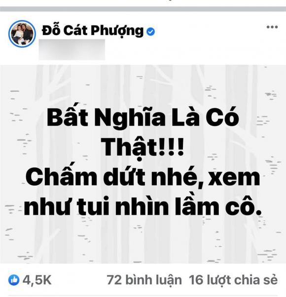 ca sĩ Thuỷ Tiên, nghệ sĩ Cát Phượng, sao Việt
